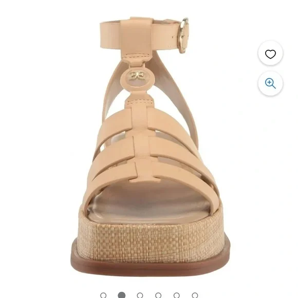 NWOT Sam Edelman Naima Women's Sandals & Flip Flops Open Toe Wedges 8.5​​​ - Picture 4 of 8